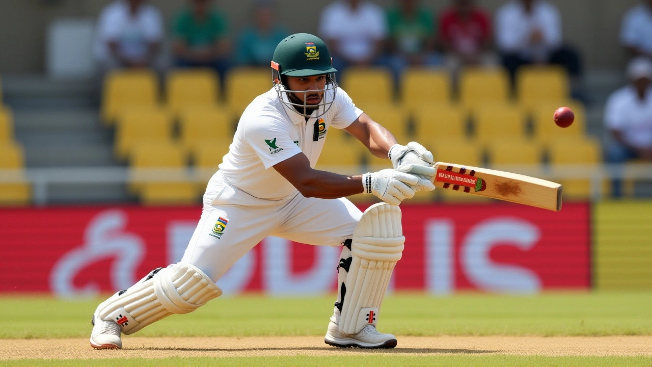 Senuran Muthusamy's maiden century powers South Africa to dominance in Guwahati Test